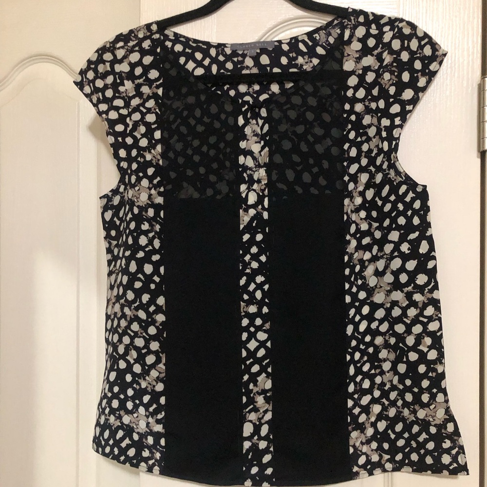 Currer Bell Lightweight 100% Silk Multicolored Too in Size 6